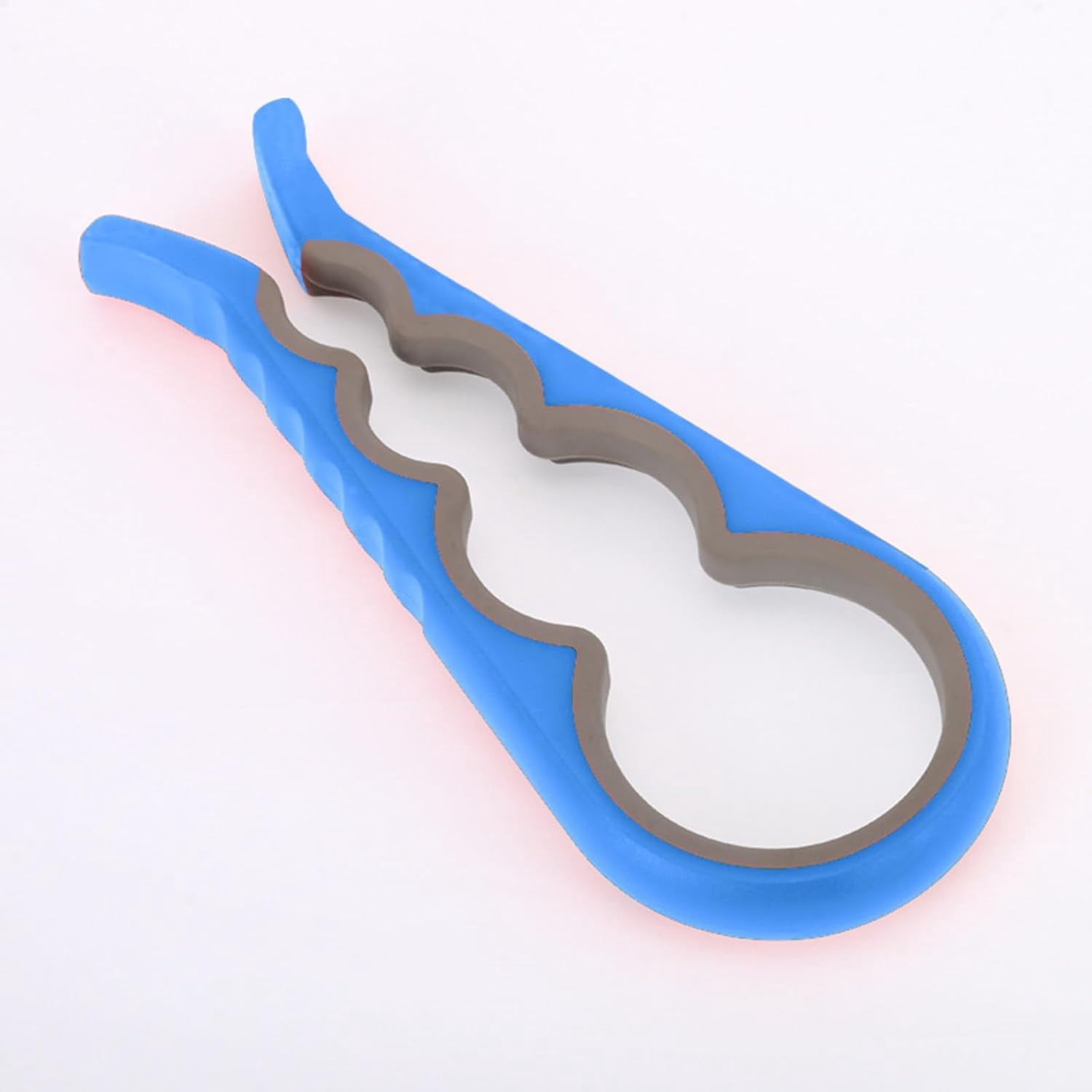 FRKSMD-Multi-Color Bottle Opener and Can Opener for Weak Hands, Elderly Arthritis, Elderly, Jar Lid Opener with Rubber Pad for Jar Opener and Corkscrew Opener(blue and gray)