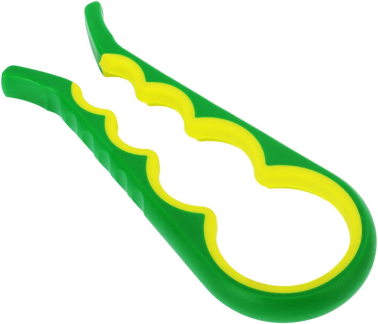 FRKSMD-Multi-Color Bottle Opener and Can Opener for Weak Hands, Elderly Arthritis, Elderly, Jar Lid Opener with Rubber Pad for Jar Opener and Corkscrew Opener (green and yellow)