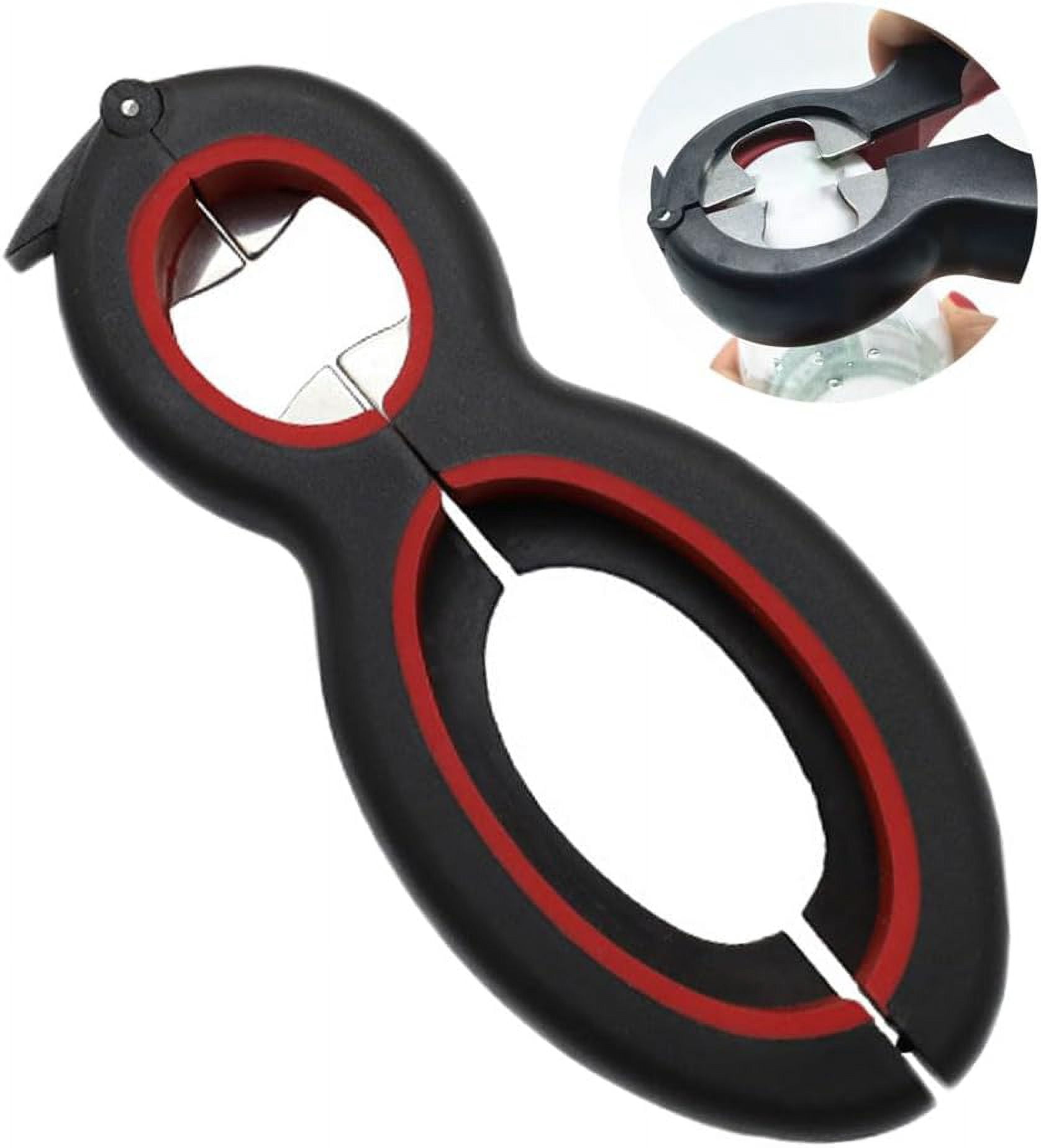 FRKSMD-Multifunctional Jar Opener for Weak Hands, Adjustable Manual Jar & Bottle Opener with Easy Pull Ring, Tear Film, Easy Grip, Effortless Can Opener Any Size Jar Lid Opener for Seniors with Arthr