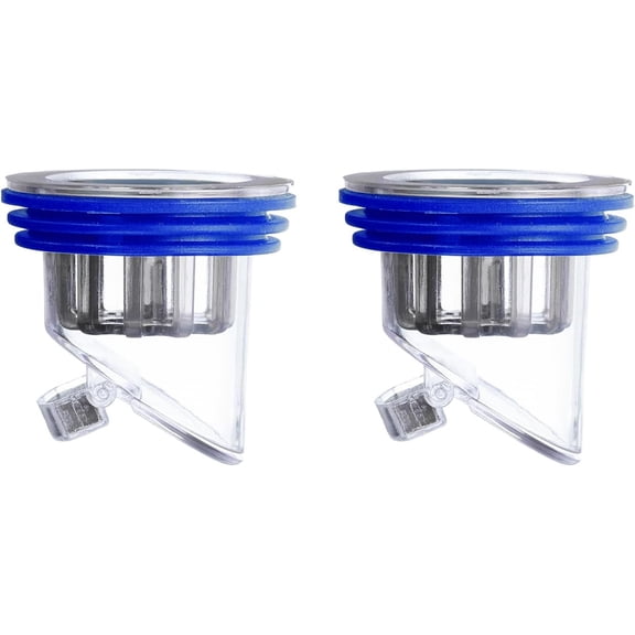 FRKSMD-Odor Proof Floor Drain, Anti-Sewer Backflow One-Way Preventer (2PCS, Blue 1.3"-1.8")