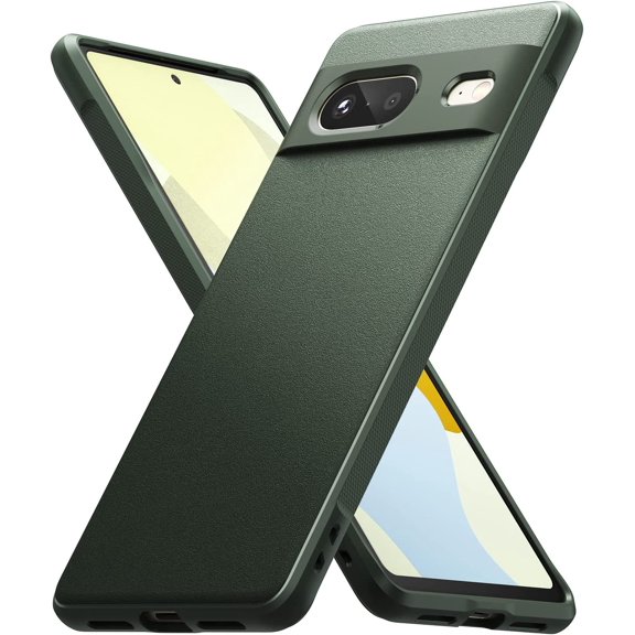 FRKSMD-Onyx for Google Pixel 7 Case [Feels Good in The Hand] Oil & Dirt Resistant, Enhanced Camera Lens Protection, Comfortable Grip, Non-Slip, Lightweight Cover - Dark Green