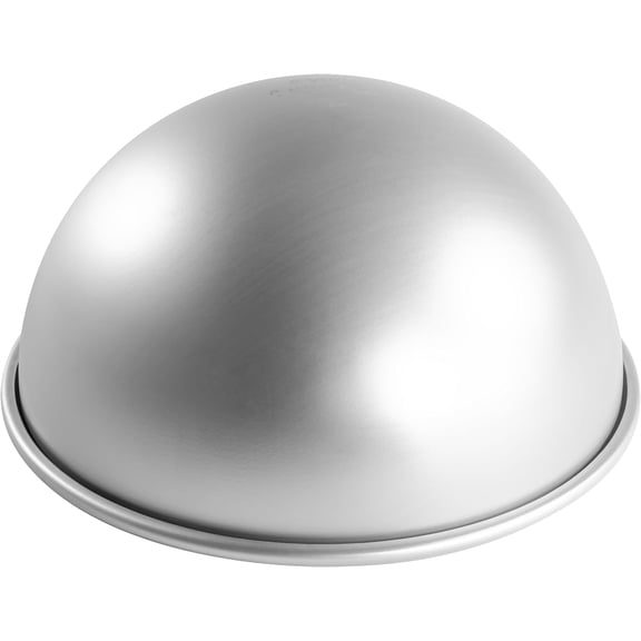 FRKSMD-PHA-10 Anodized Aluminum Hemisphere Pan, 10 x 4.75 Inch, Silver