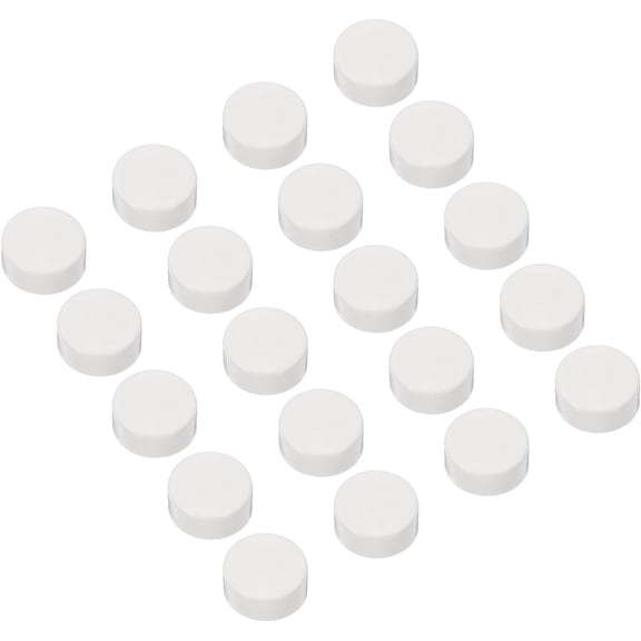 FRKSMD-PVC Tube Covers End Caps Pipe Inner PVC 25mm End Caps Round Plugs for Hose Electrical Conduit Pack of 60