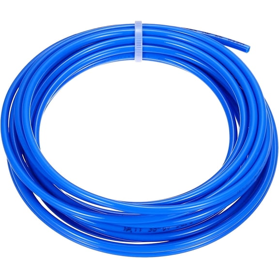 FRKSMD-Pneumatic Tubing 5/32 OD 16.4ft, 4mm OD 2.5mm ID PU Air Line Pipe Tube for Air Compressor Fitting or Fluid Transfer,Blue