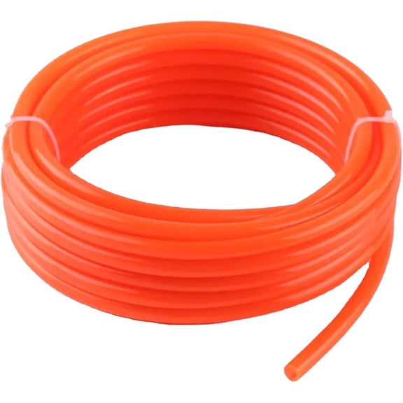 FRKSMD-Pneumatic Tubing Pipe 1/2" OD Orange Air Compressor PU Line Hose Tube for Water Fluid Transfer 5 Meter 16.4ft