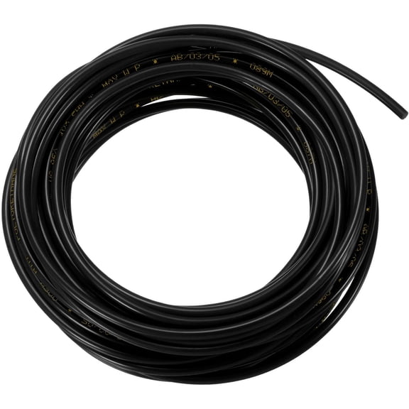 FRKSMD-Pneumatic Tubing Pipe, 2.5mm(ID) x4mm(OD) PU Polyurethane Air Compressor Hose for Air Compressor Fitting/Gas/Fluid Transfer, Air Hose Line Tube [10M/32.8ft, Black]
