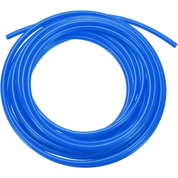 FRKSMD-Pneumatic Tubing Pipe, 5mm(ID) x8mm(OD) PU Polyurethane Air Compressor Hose for Air Compressor Fitting/Gas/Fluid Transfer, Air Hose Line Tube [10M/32.8ft, Blue]