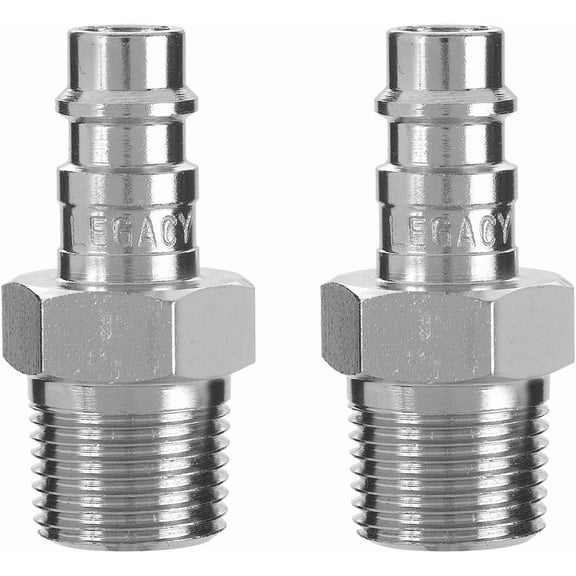 FRKSMD-Pro High Flow Plug (2 Pack), 1/4" Body, 3/8" MNPT - A53640FZ-2PK