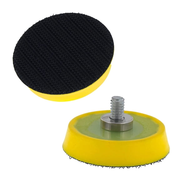 FRKSMD-Pro Series 2" Hook & Loop DA Backing Plate Pad, 2 Pack - Flexible Dual-Action Random Orbital Sander Polisher Pad, 5/16" Threads For Auto Woodworking Sandpaper Sanding Car Polishing Detailing