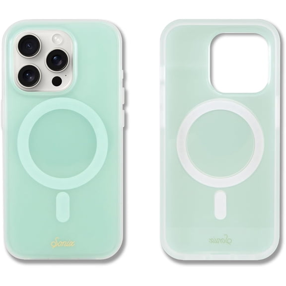 FRKSMD-Protective Phone Case for iPhone 15 Pro | Compatible with Magsafe | 10ft Drop Tested | Jelly Mint