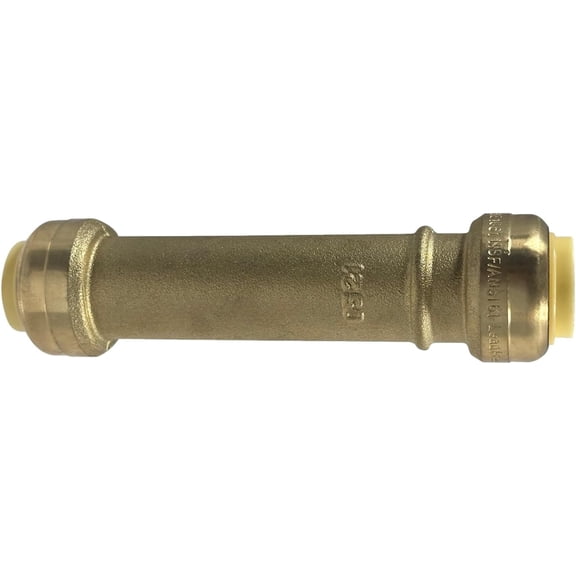 FRKSMD-Push Fit 1/2 Inch x 1/2 Inch Push Fit Slip Coupling, Push Fit Repair Coupling, 28-4-1=2XX, 2 Pieces