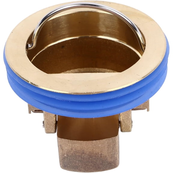 FRKSMD-Shower Floor Drain Insert Drain, Floor Drain backflow Preventer, Toilet Deodorizing Core Shower Backflow Preventer Quick Drainage(Copper Color)