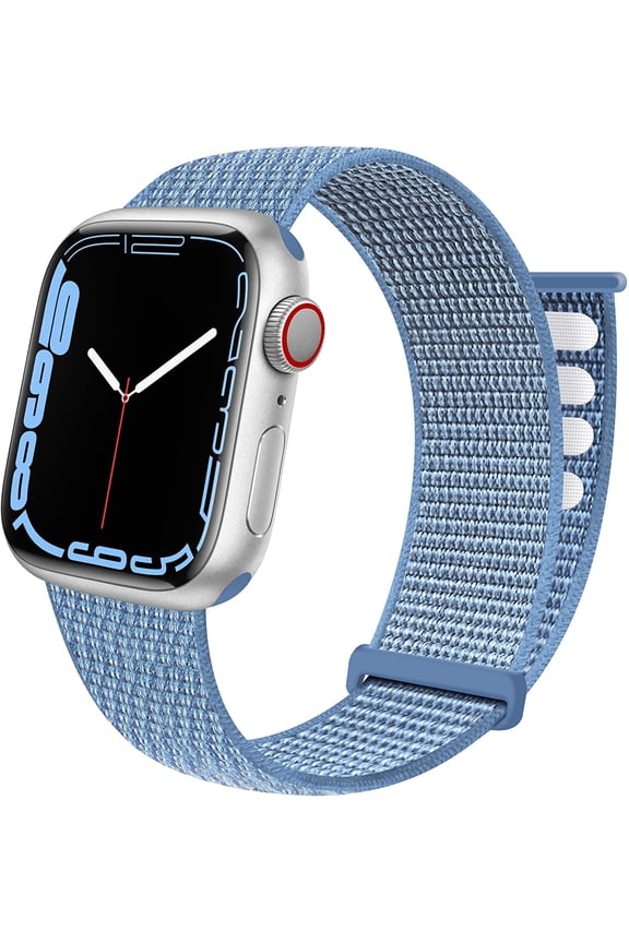 -Sport Loop Band Compatible with Apple Watch Band 38mm 40mm 42mm 44mm iWatch Series 6 5 SE 4 3 2 1 Strap, Nylon Velcro Women Men Stretchy Elastic Braided Adjustable Wristband, 38mm 40mm Cape Co