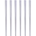 thumbnail image 1 of FRKSMD-Stainless Steel Chopsticks,Reusable ,Dishwasher Safe , Easy to Use（6 PCS,silver）, 1 of 2