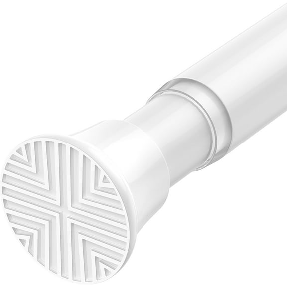 FRKSMD-Tension Rods for Windows 30-63Inch Tension Curtain Rod White Adjustable Curtain Rod No Drilling Spring Rod for Light Shower Curtain,Doorway,Closets