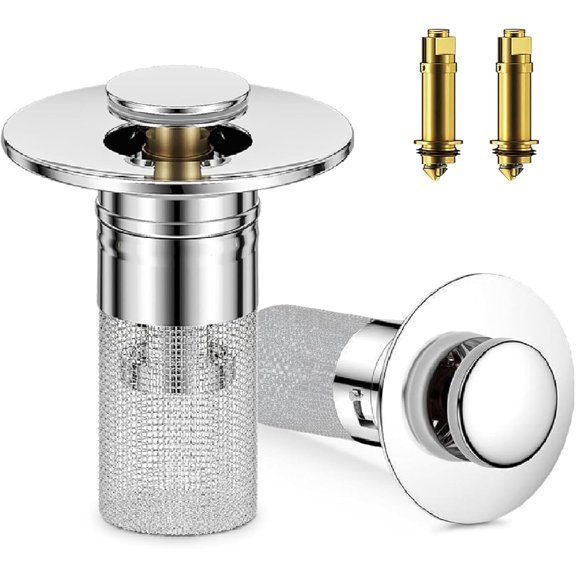 FRKSMD-Timnamy Drain, Timnamy Drain Filter, Stainless Steel Floor Drain Filter, Steel Floor Drains Composition Sink Stopper, Bathtub Drain Hair Catcher (4)
