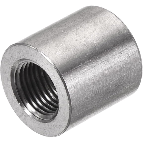 FRKSMD-Weld Coupling 304 Stainless Steel 1/8 NPT Female Half Threaded Weldable Pipe Fuel Tank Bung Fittings Connector