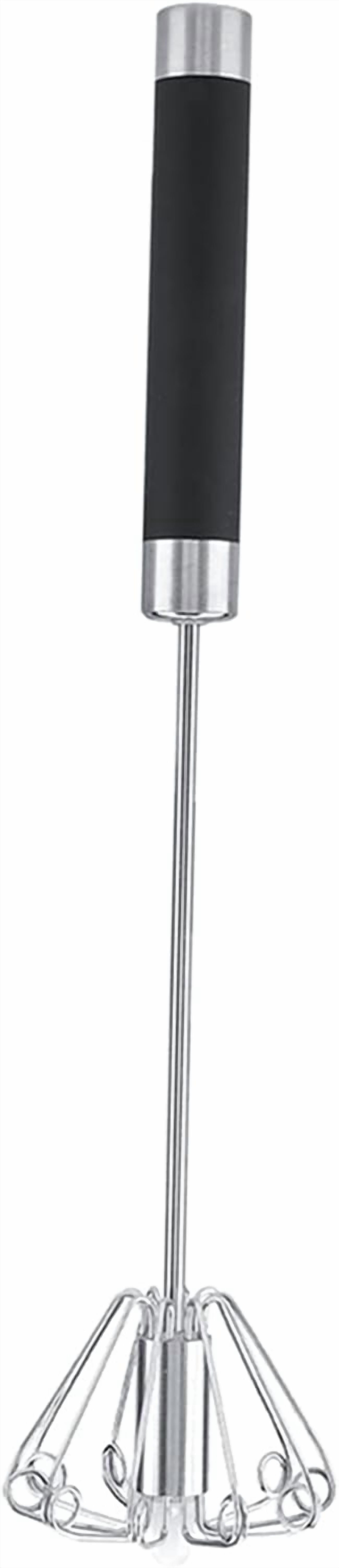 FRKSMD-Whizzy Whisk, 9.45 * 2.17in Manual Hand Mixer, Push Whisk Suitable for Stirring Foods Such as Eggs, Milk and Yogurt