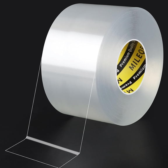 FRKSMD-Window Seal Strip Tape for Winter Clear, 2in x 32.8FT, Weather Stripping Sealing Insulation Tape for Windows and Door, Window Frame Sealer Draft Blocker Doors Seals Strips, 0.5mm Thick