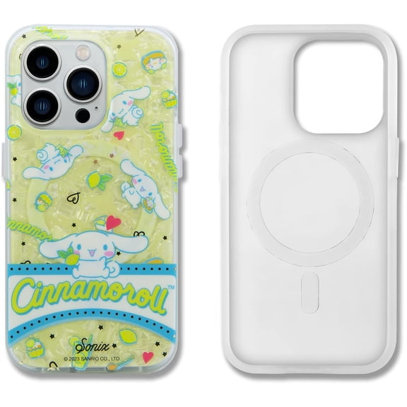 FRKSMD-x Sanrio Case for iPhone 14 Pro | Compatible with MagSafe | 10ft Drop Tested | Cinnamoroll Lemon & Sweets