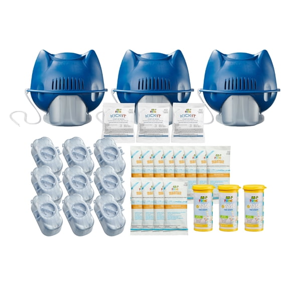 FROG @Ease Floating System for Swim Spas - Quick & Easy Self-Regulating Swim Spa Sanitizer - Swim Spa Maintenance System with Sanitizing Minerals & SmartChlor Technology - 12 Month Bundle+
