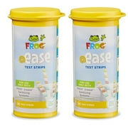 FROG @ease Test Strips for Hot Tubs and Swim Spas - Test Strip with Out Indicator for FROG @ease SmartChlor Cartridges, pH, Total Alkalinity and Total Hardness - 2 pack