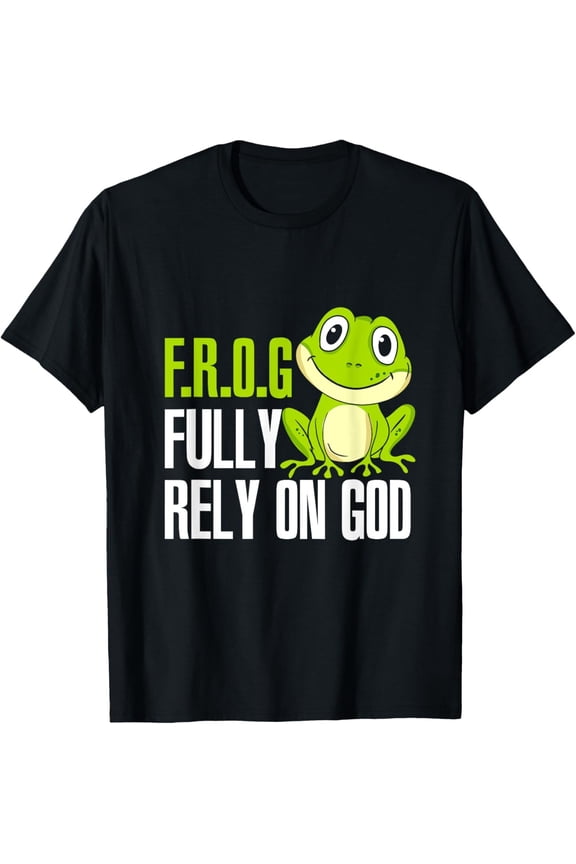 FROG Fully Rely On God Christian Frog Lover T-Shirt MP