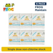 FROG Maintain for Hot Tubs - Non-Chlorine Shock for use with all Hot Tub FROG Sanitizing Systems - Single Dose Packets for Easy Hot Tub Maintenance & Treatment - 6 Pack