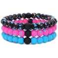 thumbnail image 1 of FROG SAC 3 Unicorn Bracelets for Girls, Silicone Bubble Bracelet Pack for Kids, Unicorns Theme Birthday Party Favors and Goodie Bag Fillers for Little Girls, Blue Black Pink Unicorn Stocking Stuffers, 1 of 7