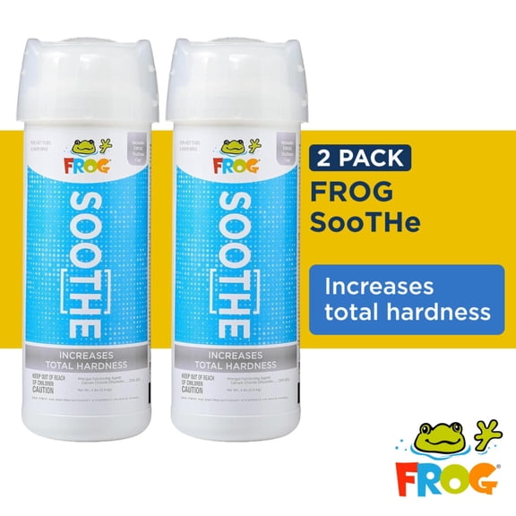 FROG SooTHe Calcium Total Hardness Increaser for Hot Tubs & Swim Spas - 2 lb Bottle with TruDose Measuring Cap for Easy Maintenance & Balancing - 2 Pack