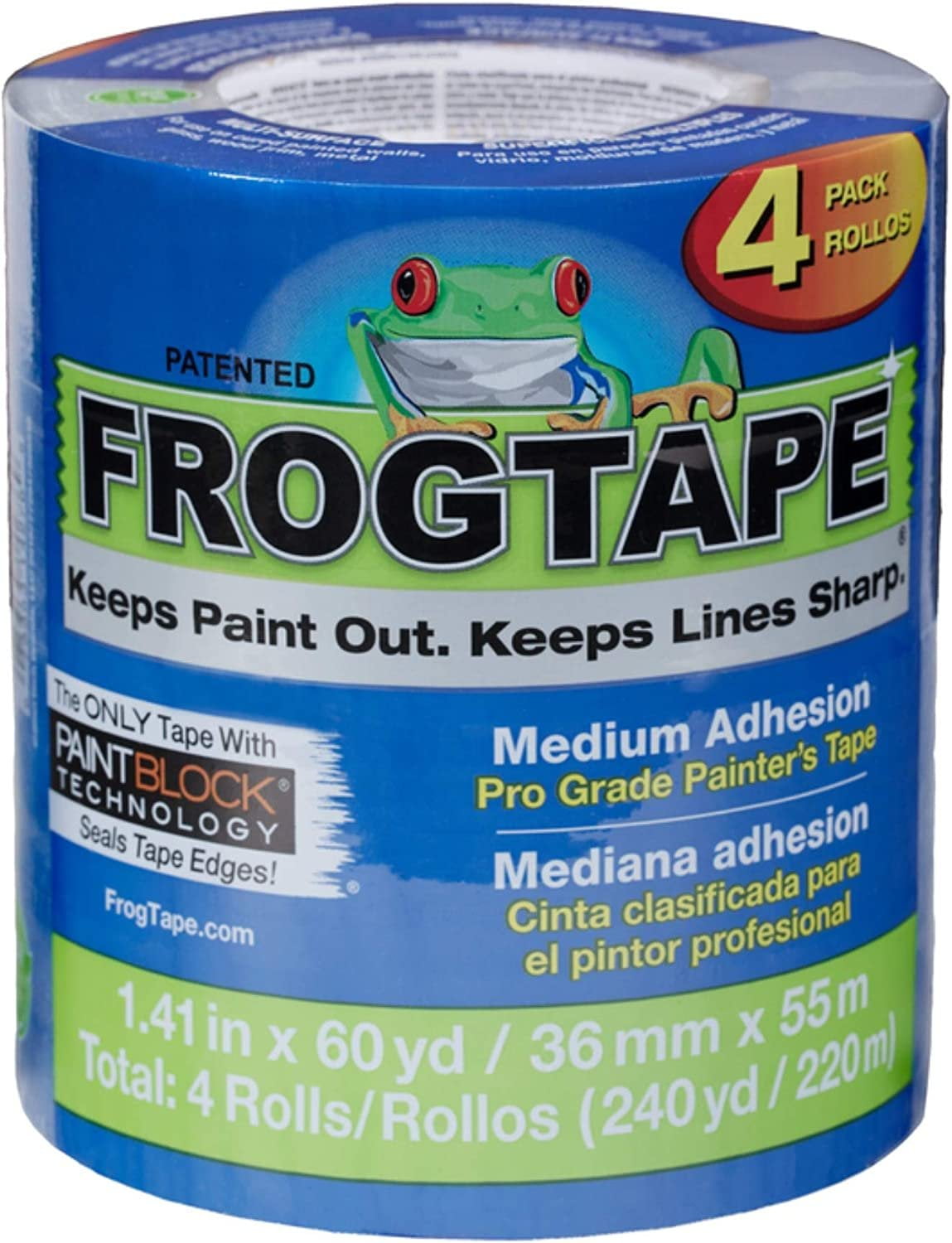 FROG TAPE 1.41"X60YD 4PK