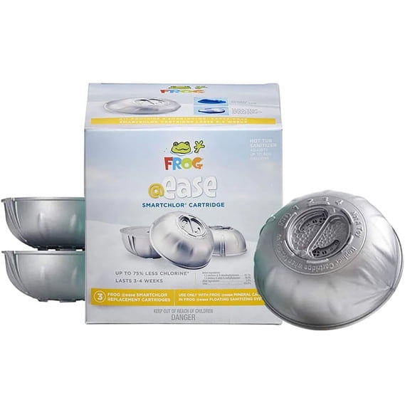 FROG @ease Floating Sanitizing System plus SmartChlor Cartridge - 3 Pack