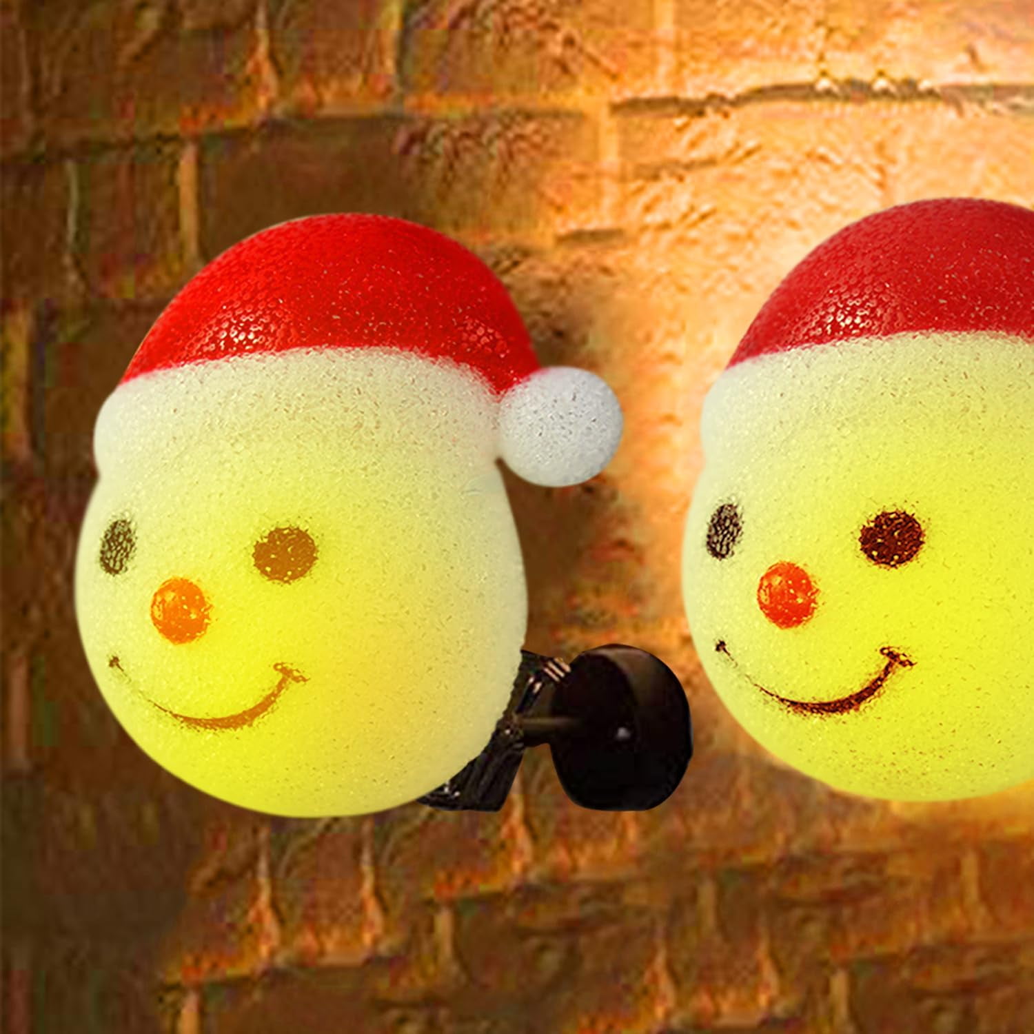 FROGBRO 2PCS Christmas Snowman Porch Light Covers Christmas Outdoor