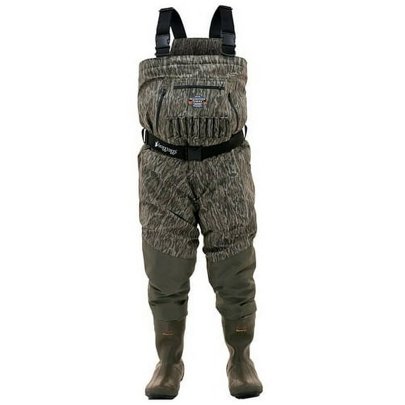 FROGG TOGGS Mens Grand Refuge 2.0 Regular Size Breathable & Insulated Chest Wader Mossy Oak Bottonlands