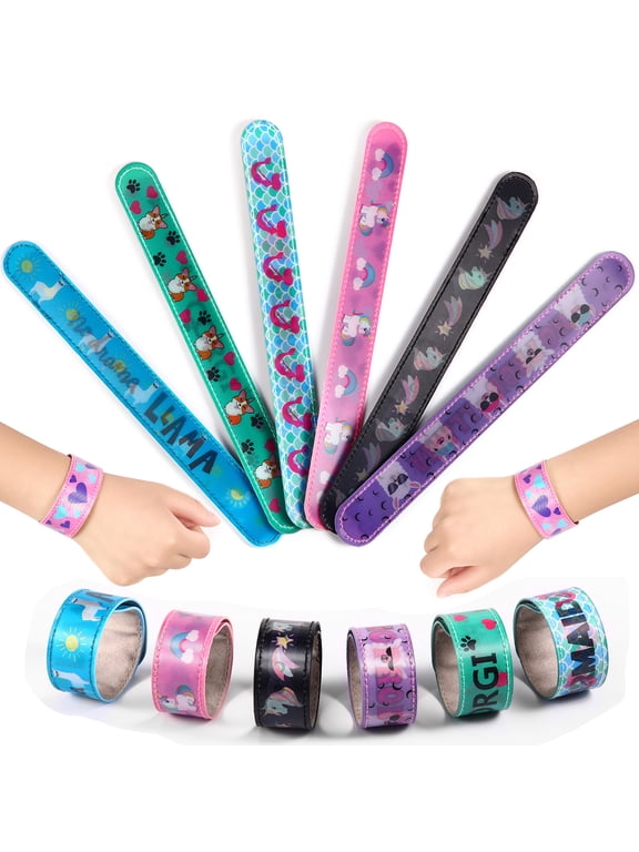 FROGSAC 6 3D Unicorn, Corgi, Llama Themed Slap Bracelets