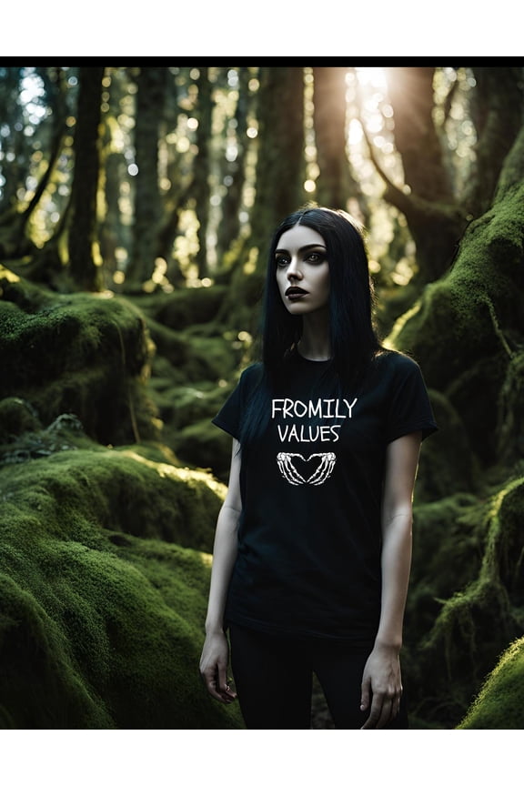 FROM TV Show T-Shirt 'FROMILY Values' Unisex Heavy Cotton Tee, Graphic Tee, Quote Shirt, G