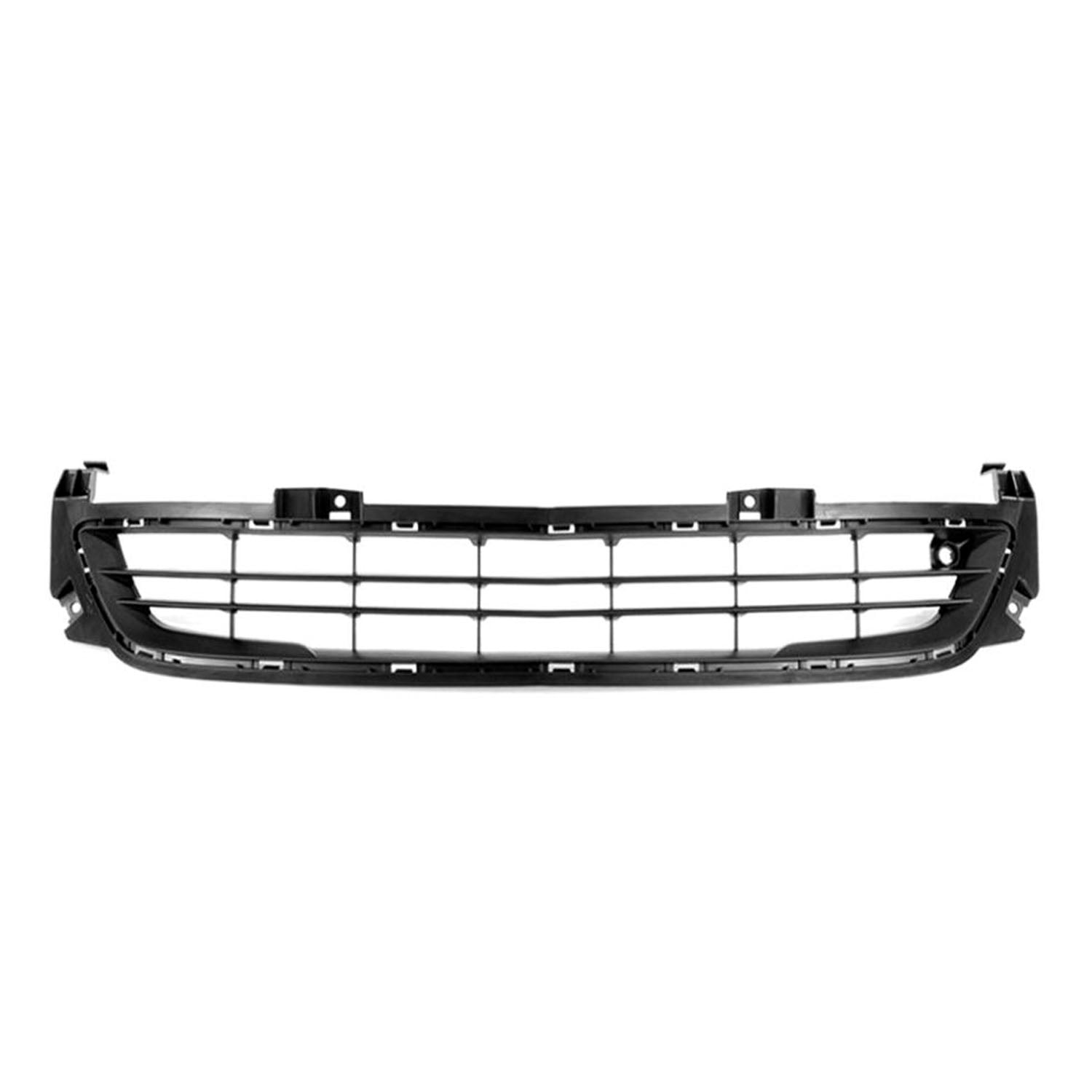 FRONT BUMPER COVER GRILLE; MATTEBLACK; MADE OF PLASTIC; [GM]
