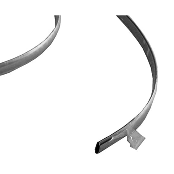 FRONT BUMPER COVER MOLDING; CHROME; [ADHESIVE]; MADE OF PLASTIC