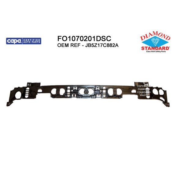 CAPA for 2018-2019 Explorer Front Bumper Impact Absorber PP Plastic FO1070201C