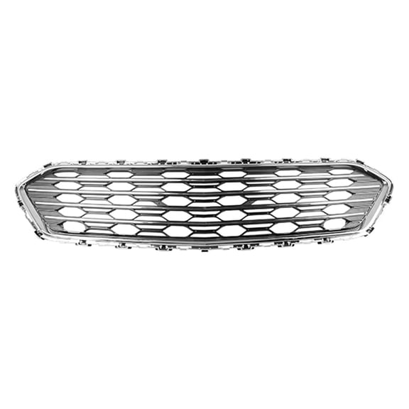 FRONT CENTER GRILLE; FOR PREMIER MODEL; WITHOUT RS PACKAGE; CHROME