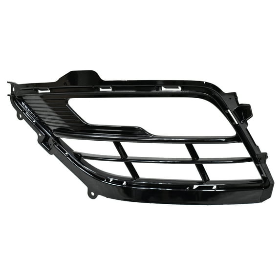 For 2017-2019 Fusion Front Left Fog Light Bezel Gloss Black ABS Plastic