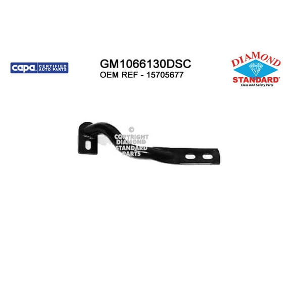 FRONT DRIVER SIDE OUTER BUMPER BRACE; EXCEPT 1500 SILVERADO NON-CREW