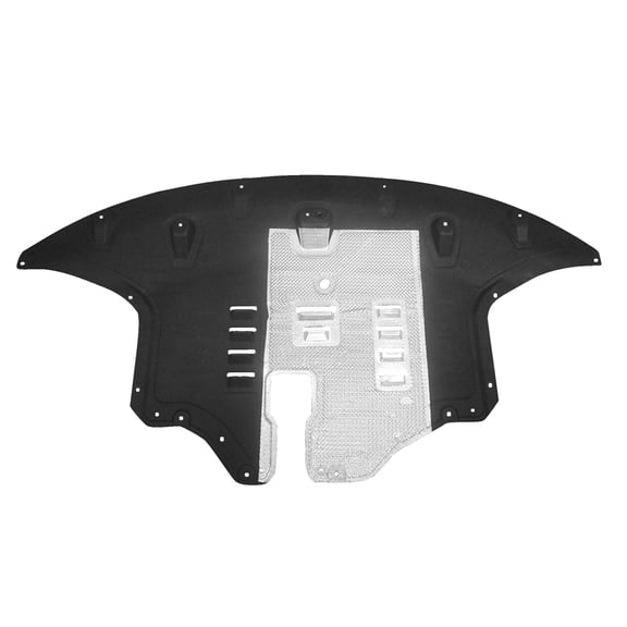 FRONT FORWARD UNDERCAR SHIELD; MADE OF GLASS FIBER REINFORCED PP