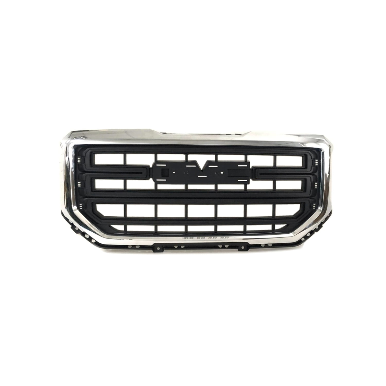 FRONT GRILLE; FOR BASE MODELS; CHROME FRAME WITH TEXTURED BLACK