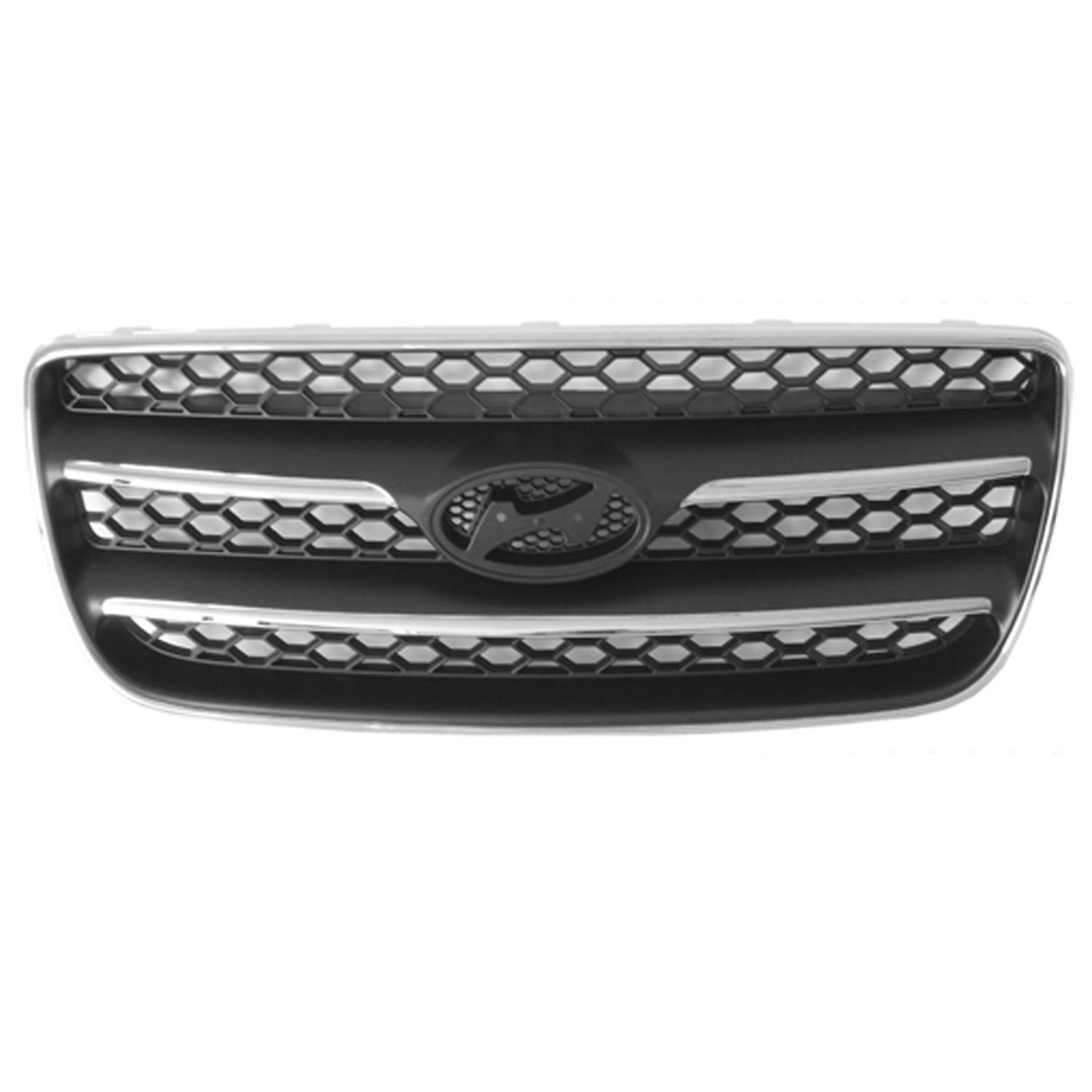 FRONT GRILLE; FOR SE/LIMITED MODELS; MATTE BLACK GRILLE WITH CHROME