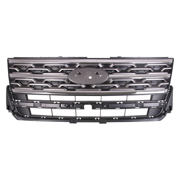 CAPA for 2018-2019 Explorer Front Grille ABS Plastic FO1200624C