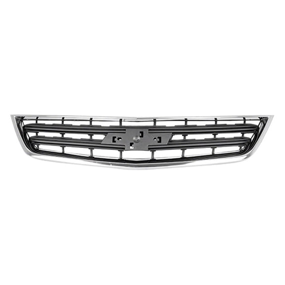 FRONT GRILLE; LS MODEL; BLACK WITH CHROME FRAME; MADE OF TPO PLASTIC