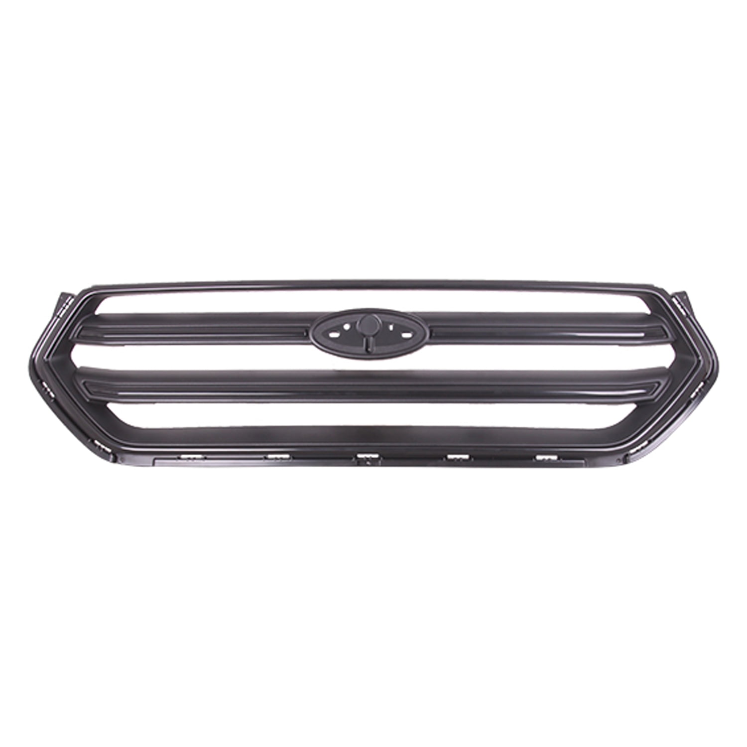 FRONT GRILLE; SMODELS; MATTEBLACK FRAME WITH PAINTED BLACK BARS [NO