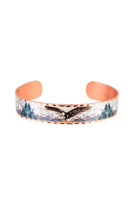 Artisan crafted American Eagle Bracelets Cuff Men, Women, Unisex Open Adjustable Copper Bracelets Eagle Cuff Bald Eagle Bracelets
