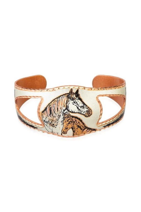 Copper Bracelets with Horse/Wolves/Dolphin/Dragonfly/Hummingbird/Butterfly/Eagle Designs (ManeFoal)